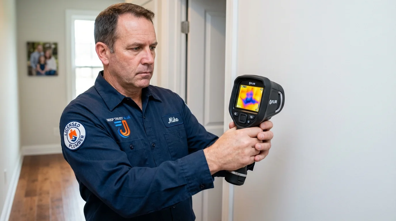 Thermal imaging leak detection by Johns Plumbing LLC in Lavonia